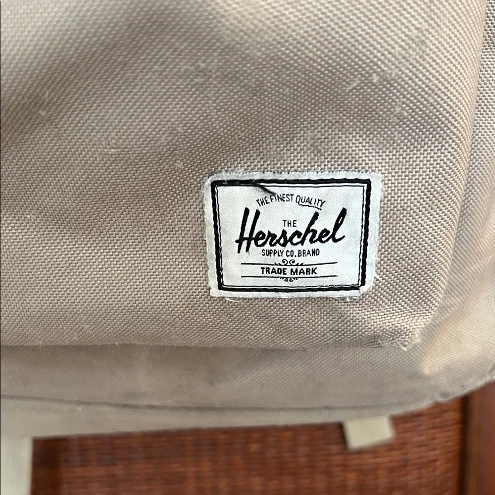 Herschel Supply Company Light Khaki Backpack with Patch - Picture 7 of 8